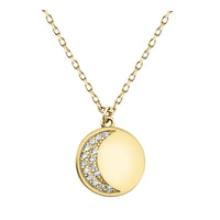 Mond Halskette in 925 Silber