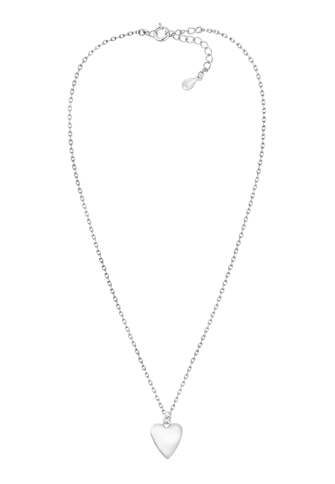 Herz Halskette in 925 Silber