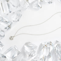 Knoten Halskette in 925 Silber