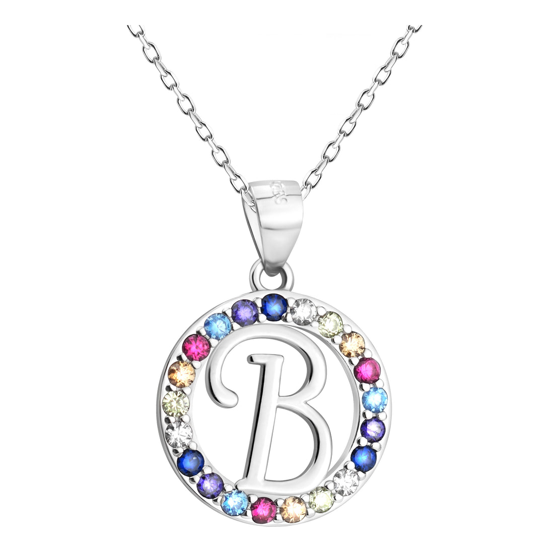 Hauptansicht von Buchstabe B Halskette in 925 Silber von Sofia Milani - N0515