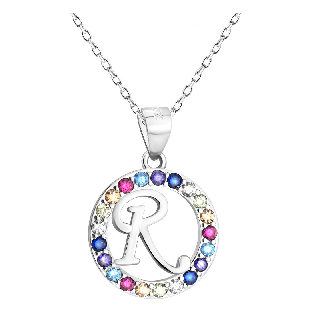 Hauptansicht von Buchstabe R Halskette in 925 Silber von Sofia Milani - N0531