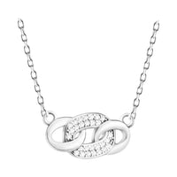 Hauptansicht von Kreis Halskette in 925 Silber von Sofia Milani - N0546