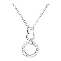 Hauptansicht von Kreis Halskette in 925 Silber von Sofia Milani - N0556