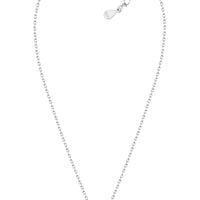 Vollansicht von Kleeblatt Halskette in 925 Silber von Sofia Milani - N0564