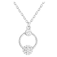 Hauptansicht von Kreis Halskette in 925 Silber von Sofia Milani - N0570