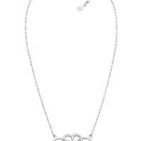 Vollansicht von Herz Unendlichkeit Halskette in 925 Silber von Sofia Milani - N0584