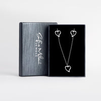 Boxansicht von Herz Halskette in 925 Silber von Sofia Milani - N0592