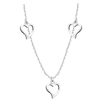 Hauptansicht von Herz Halskette in 925 Silber von Sofia Milani - N0592