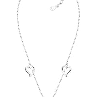 Vollansicht von Herz Halskette in 925 Silber von Sofia Milani - N0592