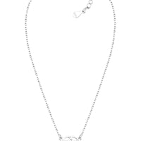 Vollansicht von Ornament Kreis Halskette in 925 Silber von Sofia Milani - N0594