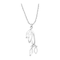 Hauptansicht von Blatt Halskette in 925 Silber von Sofia Milani - N0596