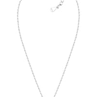 Vollansicht von Kreis Halskette in 925 Silber von Sofia Milani - N0608