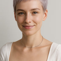 Modelansicht von Singapur Kette Halskette in 925 Silber von Sofia Milani - N0632