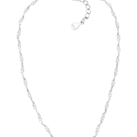 Vollansicht von Singapur Kette Halskette in 925 Silber von Sofia Milani - N0634