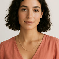 Modelansicht von Singapur Kette Halskette in 925 Silber von Sofia Milani - N0637