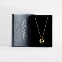 Boxansicht von Kreis Halskette in 925 Silber von Sofia Milani - N0669