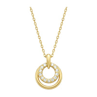 Hauptansicht von Kreis Halskette in 925 Silber von Sofia Milani - N0669