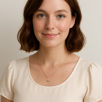 Modelansicht von Kreis Halskette in 925 Silber von Sofia Milani - N0669