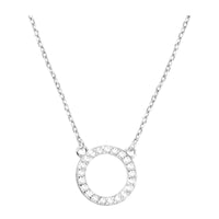 Hauptansicht von Kreis Halskette in 925 Silber von Sofia Milani - N0670