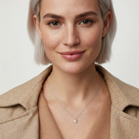 Modelansicht von Zirkonia Halskette in 925 Silber von Sofia Milani - N0746