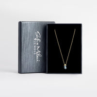 Boxansicht von Zirkonia Halskette in 925 Silber von Sofia Milani - N0749