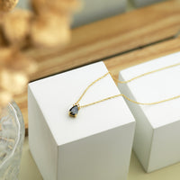 CloseUp Ansicht von Zirkonia Halskette in 925 Silber von Sofia Milani - N0749