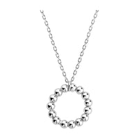 Hauptansicht von Kugel Kreis Halskette in 925 Silber von Sofia Milani - N0784