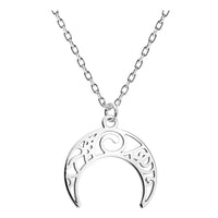 Hauptansicht von Mond Ornament Halskette in 925 Silber von Sofia Milani - N0790