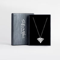 Boxansicht von Fächer Halskette in 925 Silber von Sofia Milani - N0794