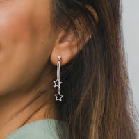 Modelansicht von Stern Ohrstecker in 925 Silber von Sofia Milani Video - E0503