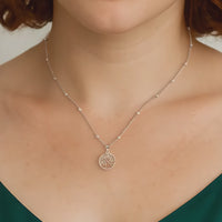 Video von Lebensbaum Halskette in 925 Silber - N0393