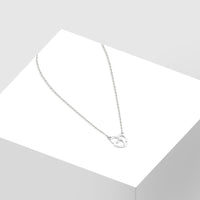 Displayansicht von Herz Halskette in 925 Silber von Sofia Milani - N0590