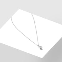 Displayansicht von Oval Halskette in 925 Silber von Sofia Milani - N0606