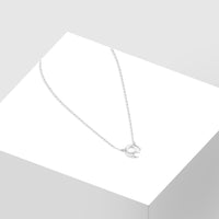 Displayansicht von Kreis Halskette in 925 Silber von Sofia Milani - N0608