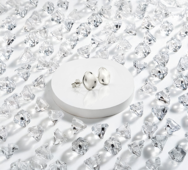 Geometrie Ohrringe aus 925 Silber