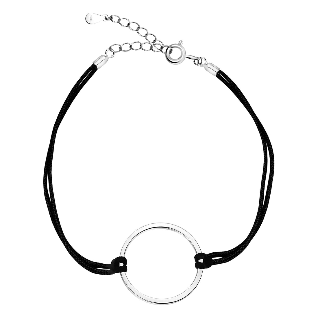 Kreis Armband in 925 Silber