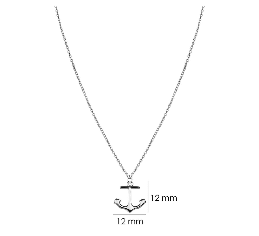 Anker Halskette in 925 Silber