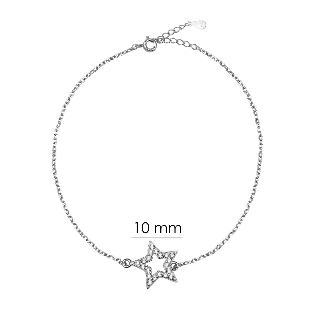Stern Armband in 925 Silber