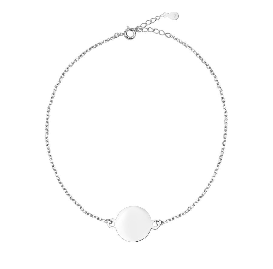 Kreis Armband in 925 Silber