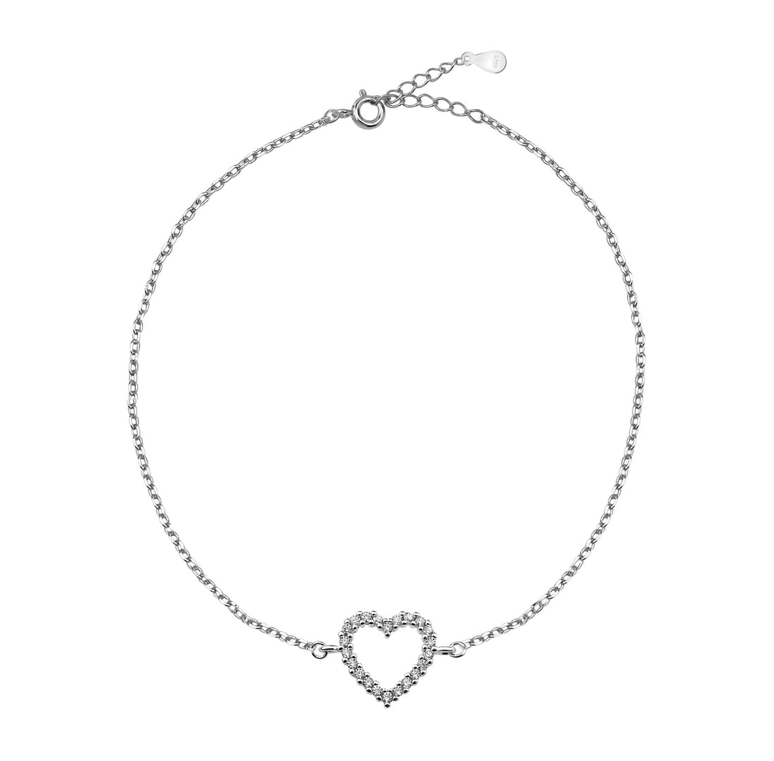 Herz Armband in 925 Silber