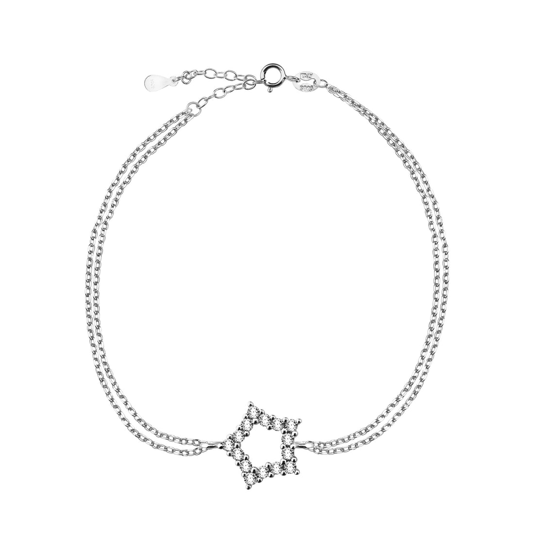 Stern Armband in 925 Silber