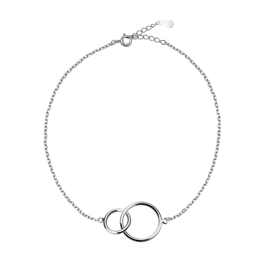 Kreis Armband in 925 Silber