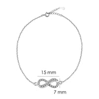 Unendlich Armband in 925 Silber