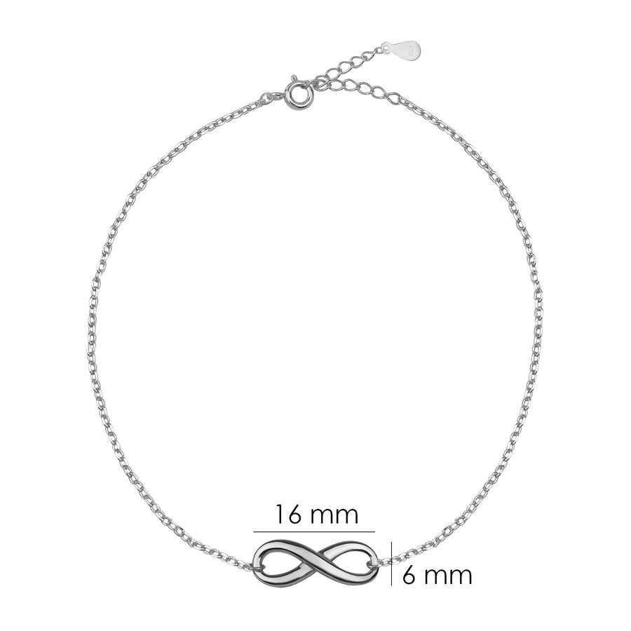 Unendlich Armband in 925 Silber