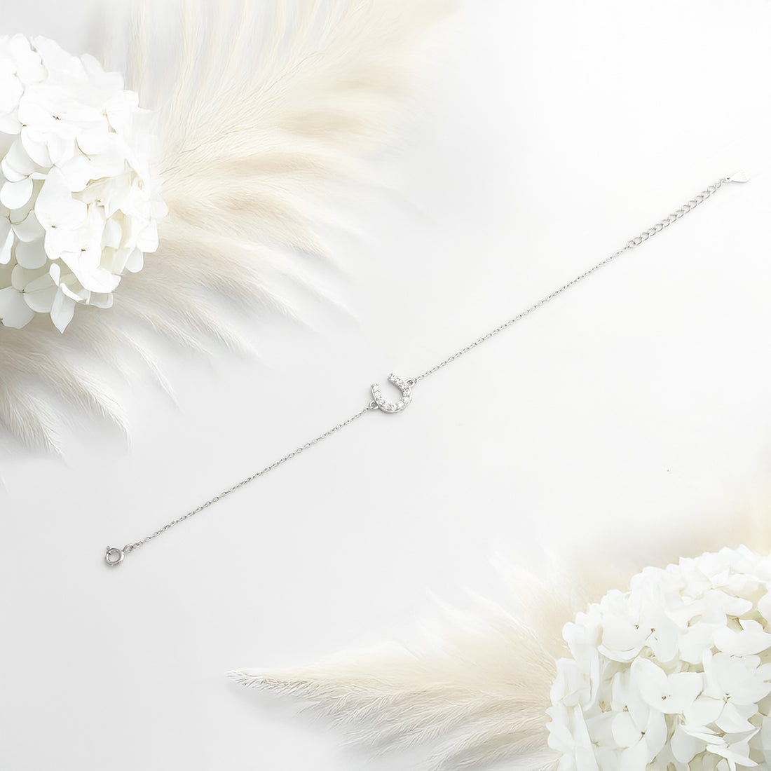 Hufeisen Armband in 925 Silber