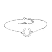 Hufeisen Armband in 925 Silber