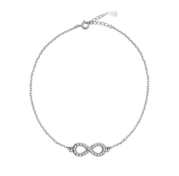 Unendlich Armband in 925 Silber