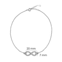 Unendlich Armband in 925 Silber