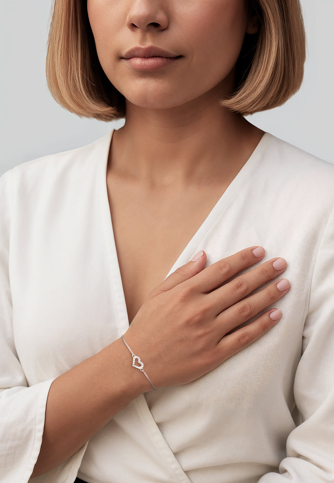 Herz Armband in 925 Silber