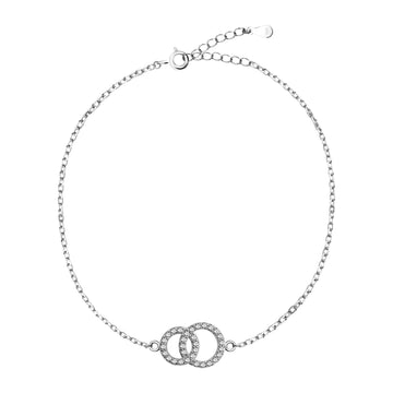 Kreis Armband in 925 Silber